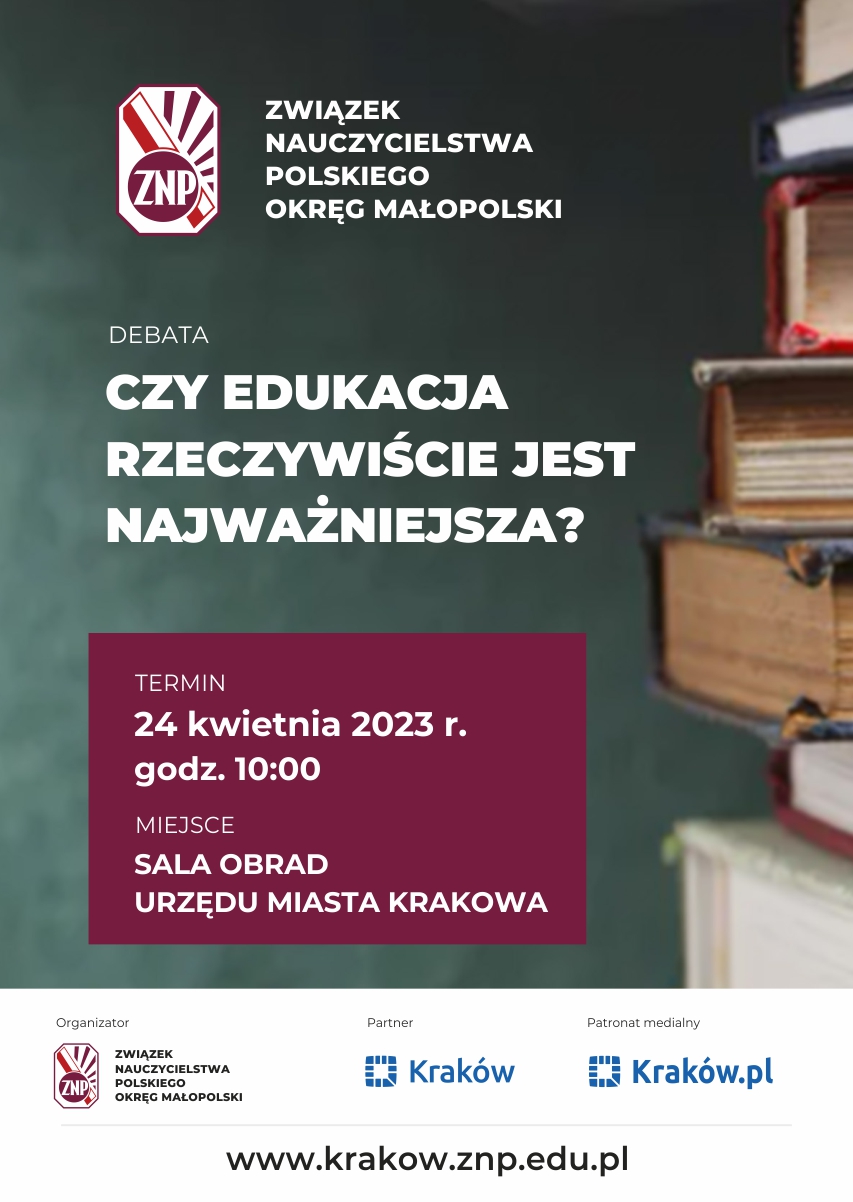 Plakat Debata Kraków v3